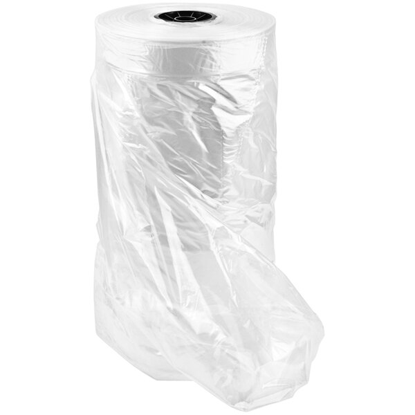 A roll of clear plastic bags.