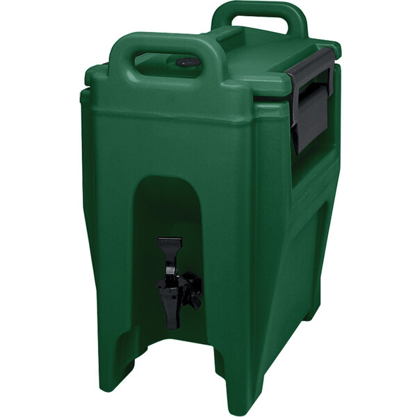 Cambro UC250519 Ultra Camtainers® 2.75 Gallon Kentucky Green Insulated Beverage Dispenser