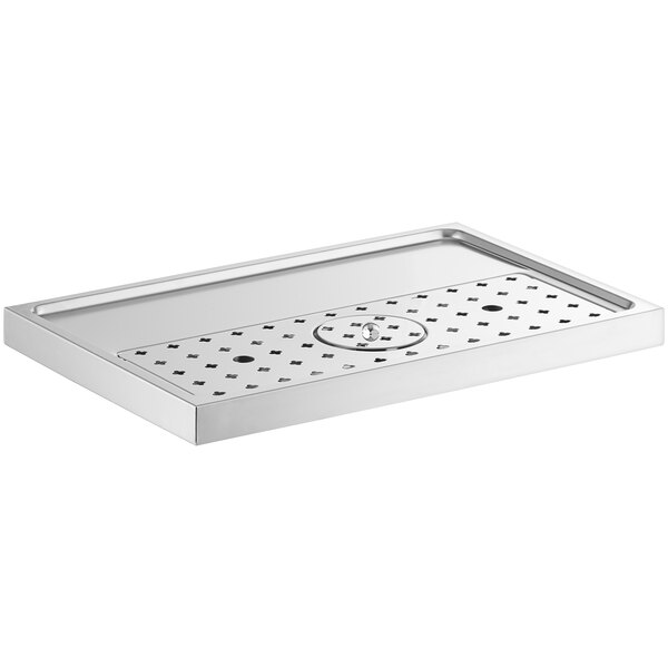Micro Matic DP-1605 23 5/8" x 15 3/4" Stainless Steel Platform Drip