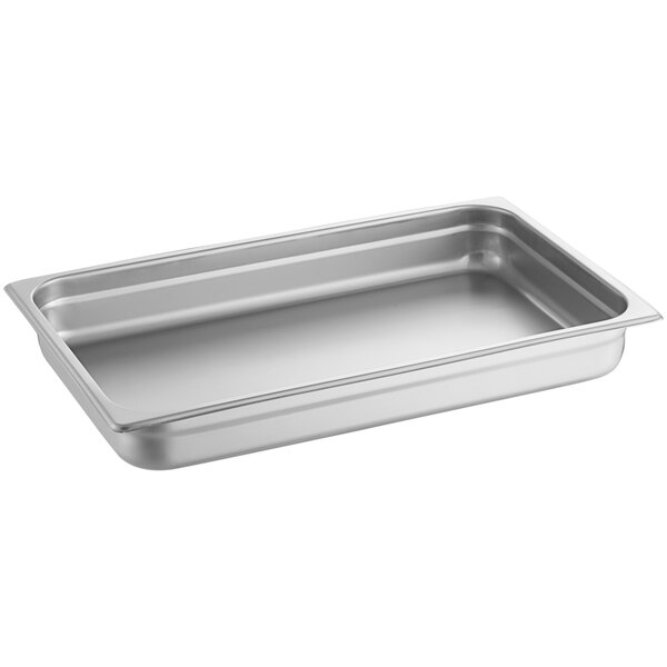 An AccuTemp stainless steel bottom drain pan.