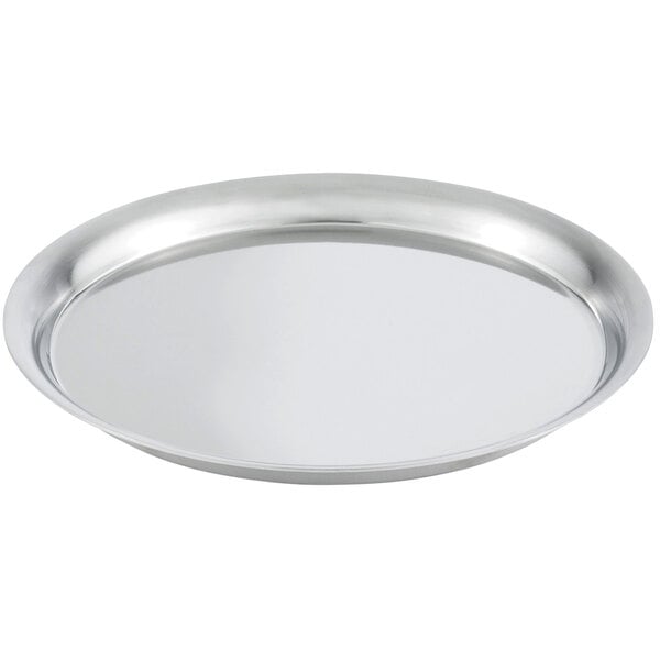 Vollrath 82006 Round Cover for 1.7 Qt. Double Wall Bowl / Metal Display Tray - 7 1/4"
