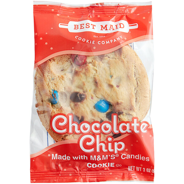 Best Maid Individually Wrapped Chocolate Chip Cookie with M&M's® 3 oz