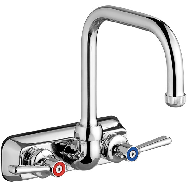 Chicago Faucets W4WDB6AE1369ABCP WallMounted Manual Sink Faucet with