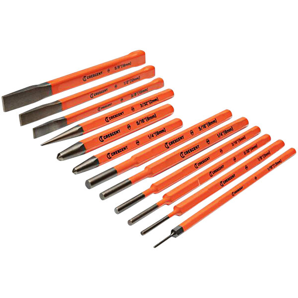 Crescent 12Piece Punch and Chisel Set CPCCHS12