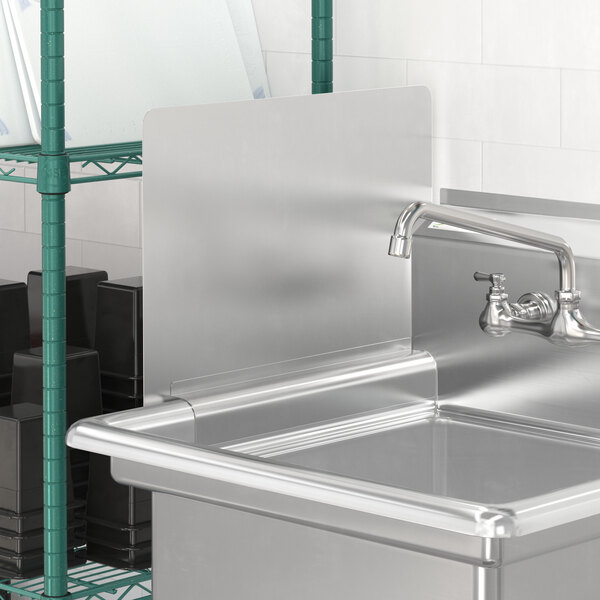 Regency 18" x 12" Removable Sink Side Splash