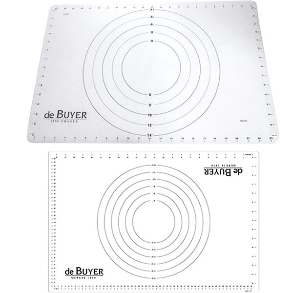 de Buyer 23 9/16" x 15 3/4" Silicone NonStick Baking Mat with Markings