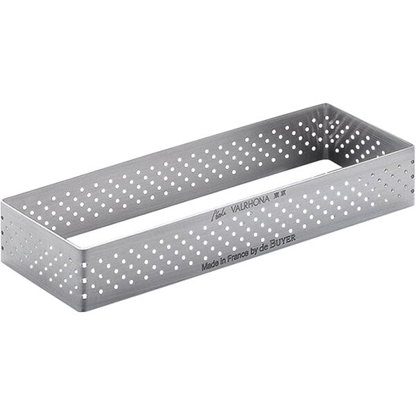 De Buyer 3942.16 - Anello rettangolare in acciaio INOX, con angoli taglienti, 16 x 3 cm De Buyer 3942.16 - Anello rettangolare in acciaio INOX, con angoli taglienti, 16 x 3 cm