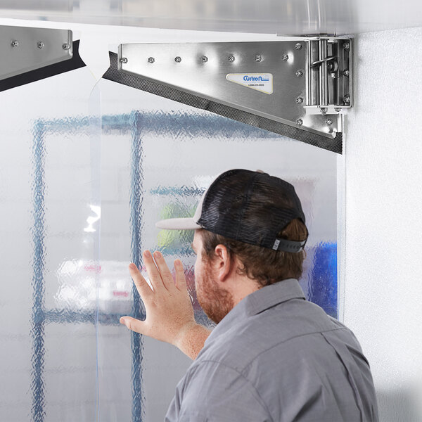 Curtron PP-C-080-6090 60" x 90" Polar-Pro Swinging Door - Polar Grade