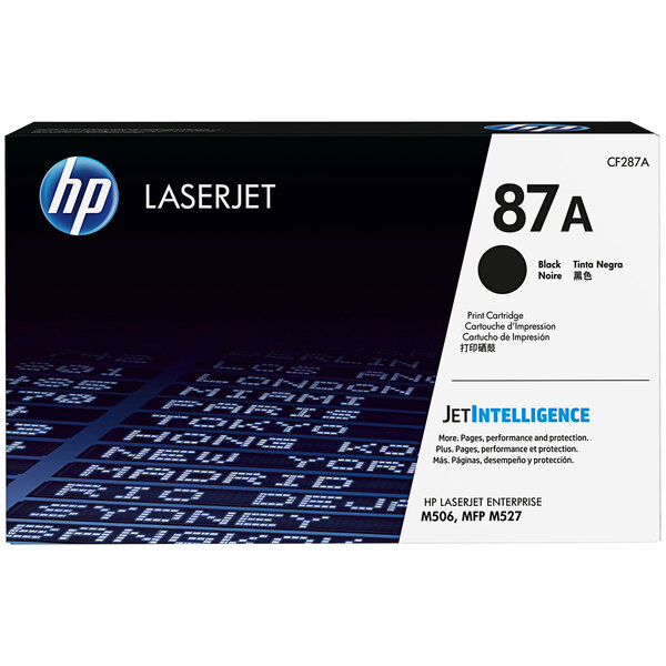 その他 HP CF287A BK 9000 HP CF287A Black Original LaserJet Printer Toner Cartridge
