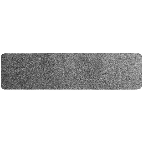 A rectangular grey Wooster Flex-Tred anti-slip tape strip with black grit surface.