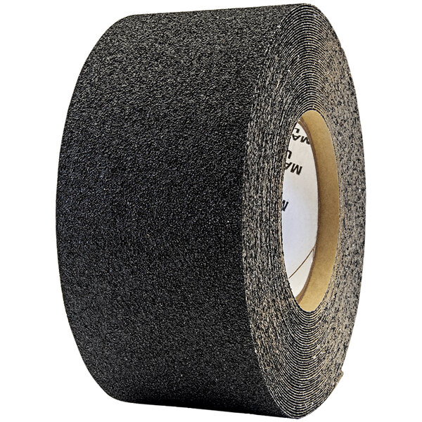 A roll of black tape with black numbers on it.