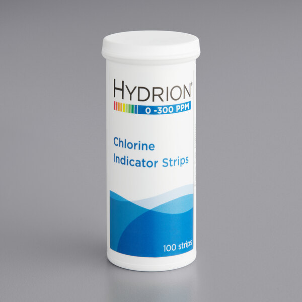 Hydrion CH300 Chlorine 0300ppm HighRange Sanitizer / Disinfectant