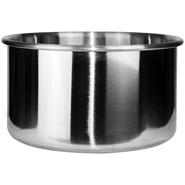 A stainless steel Eurodib LM40T mixer bowl.