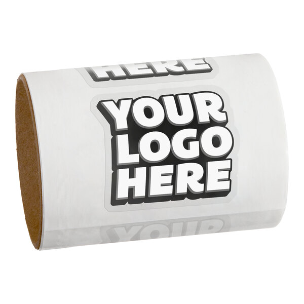 A white package of 50 customizable Yeti vinyl stickers with white text.