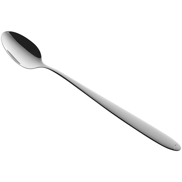 A RAK Porcelain Anna stainless steel iced tea spoon with a long handle on a white background.