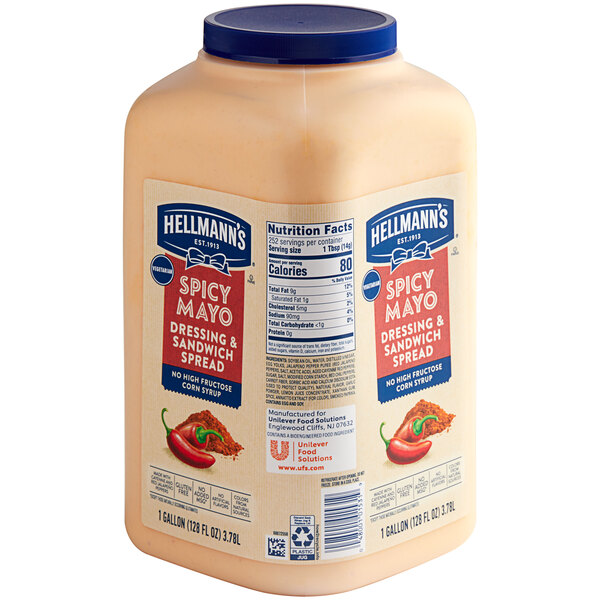 Hellmann's Spicy Mayonnaise 1 Gallon 2/Case