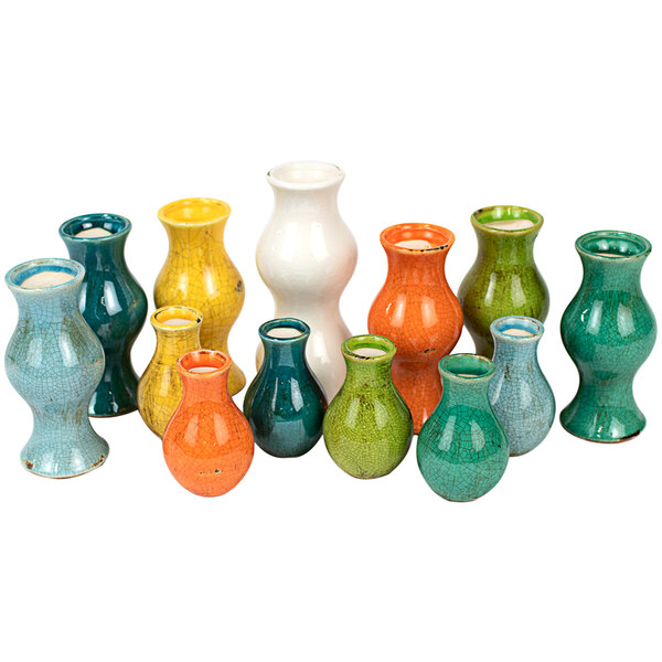 Kalalou 13Piece MultiColored Standard Ceramic Vase Set