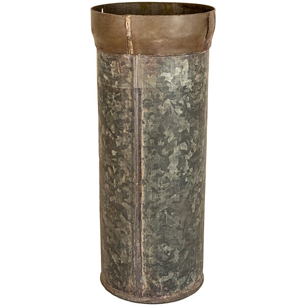 A Kalalou reclaimed metal cylinder with a brown band.