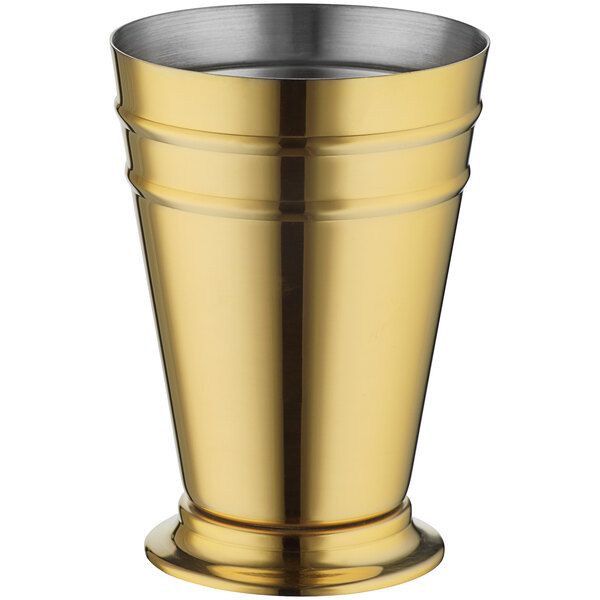 Barfly® M37168GD 13.5 oz. Gold Plated Deluxe Mint Julep Cup