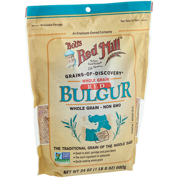 Bob's Red Mill Whole Grain Red Bulgur Wheat 24 oz.