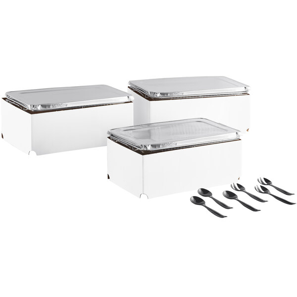 Choice 27 Piece Full Size Disposable Serving / Chafer Dish Kit with (3