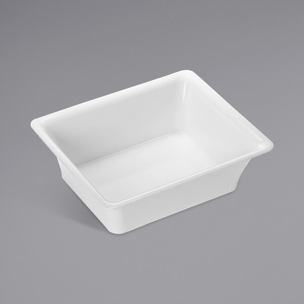 A white rectangular container on a white background.