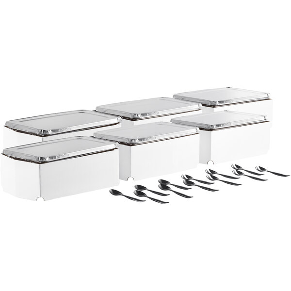 Choice 54 Piece Full Size Disposable Serving / Chafer Dish Kit with (6