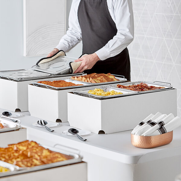 Choice 78 Piece Full Size Disposable Serving / Chafer Dish Kit with (6