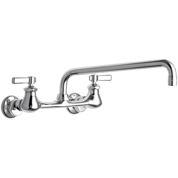 Chicago Faucets 540LDL12ABCP WallMounted Manual Sink Faucet with