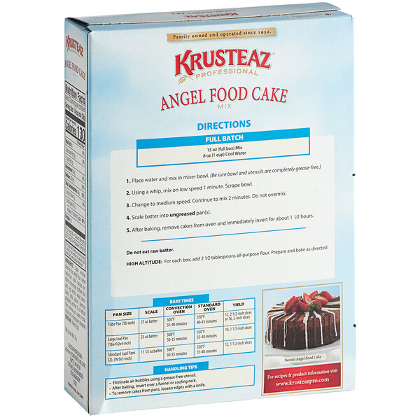 Krusteaz Professional Angel Food Cake Mix 15 oz.