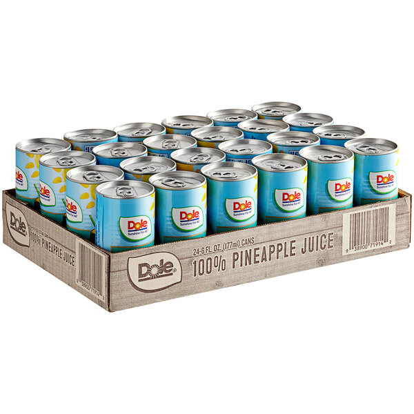 Dole Pineapple Juice 6 fl. oz. 24/Case