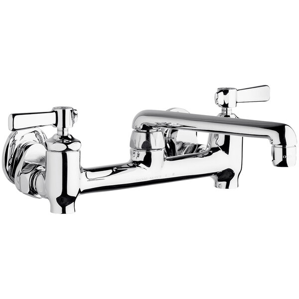 Chicago Faucets 640S6E35369YAB WallMounted Manual Sink Faucet with 1
