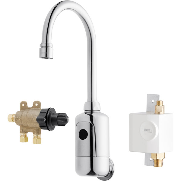 Chicago Faucets 116.974.AB.1 HyTronic WallMounted SingleHole Sink
