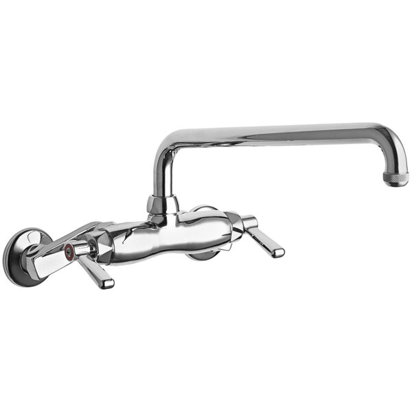 Chicago Faucets 445L12E1ABCP WallMounted Faucet with Adjustable