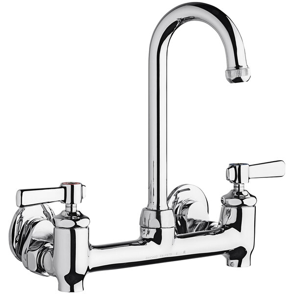 Chicago Faucets 640GN1AE1369YAB WallMounted Faucet with Adjustable