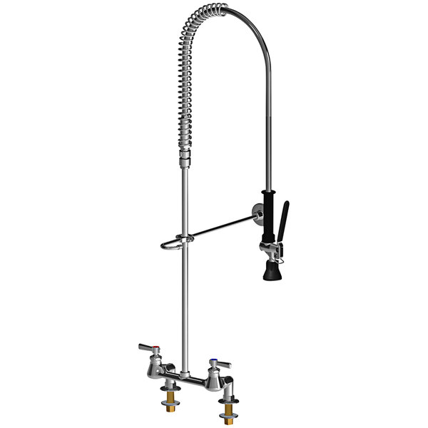 Chicago Faucets 510SSVBXKCAB DeckMounted PreRinse Faucet with 8