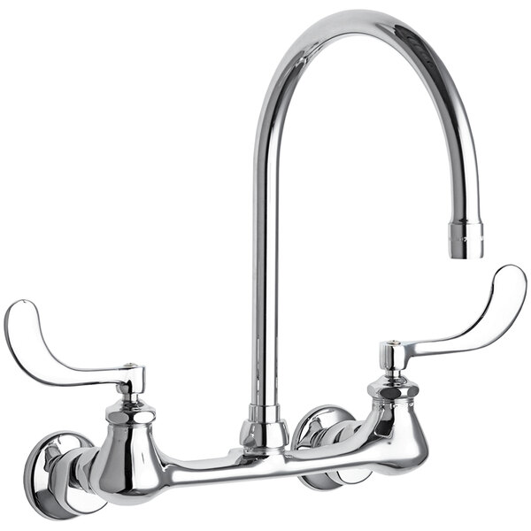 Chicago Faucets 631GN8AE3ABCP WallMounted Faucet with Adjustable