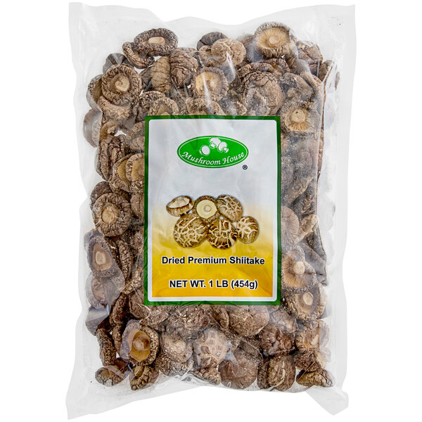 Dried Whole Shiitake Mushrooms 1 lb.