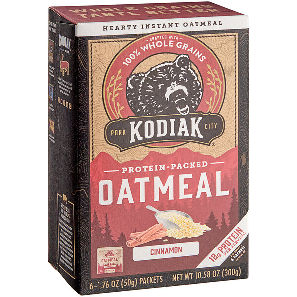 Kodiak Cakes Cinnamon Oatmeal Packet 1.76 oz. 36/Case