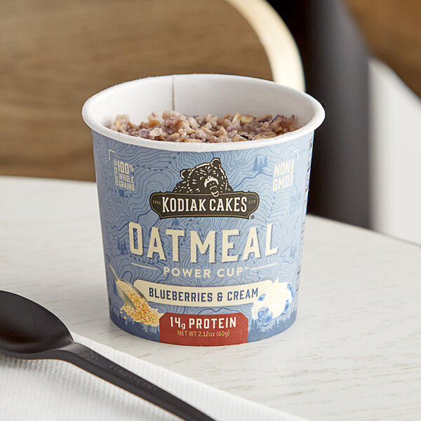 Kodiak Cakes Blueberries and Cream Oatmeal Cup 2.12 oz. 12/Case