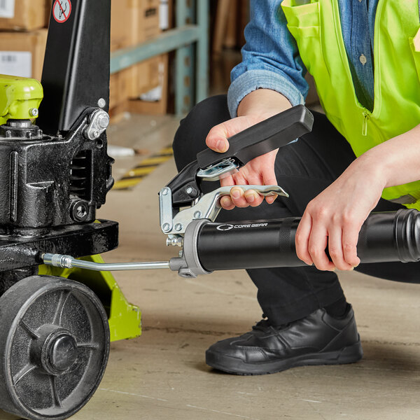 Core Gear 14 oz. XTRA HeavyDuty Dual LeverPistol Grip Grease Gun CG488