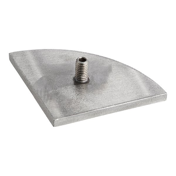 A stainless steel Estella inner pressure plate with a screw.