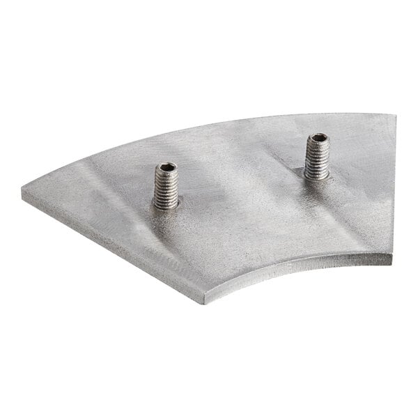 An Estella inner pressure plate for MDD series dough preparation equipment with two screws.