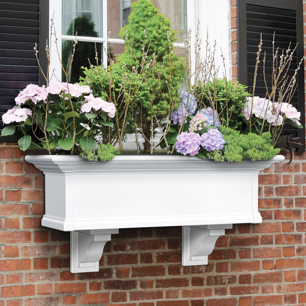 Mayne Yorkshire 36" White Window Box