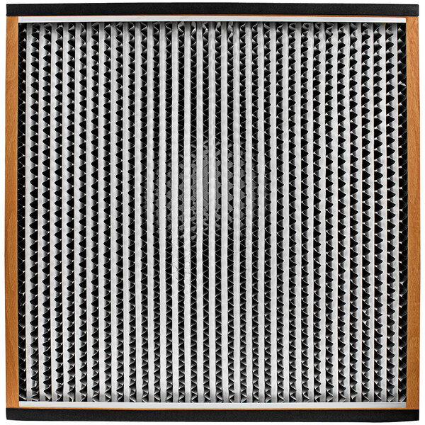 An XPOWER HEPA filter with a metal frame on white background.