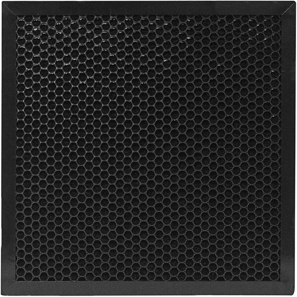 An XPOWER 16" x 16" square black activated carbon air filter.