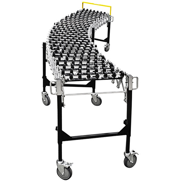 Lavex 18" Flexible / Expandable Skate Wheel Conveyor 670 lb. Capacity
