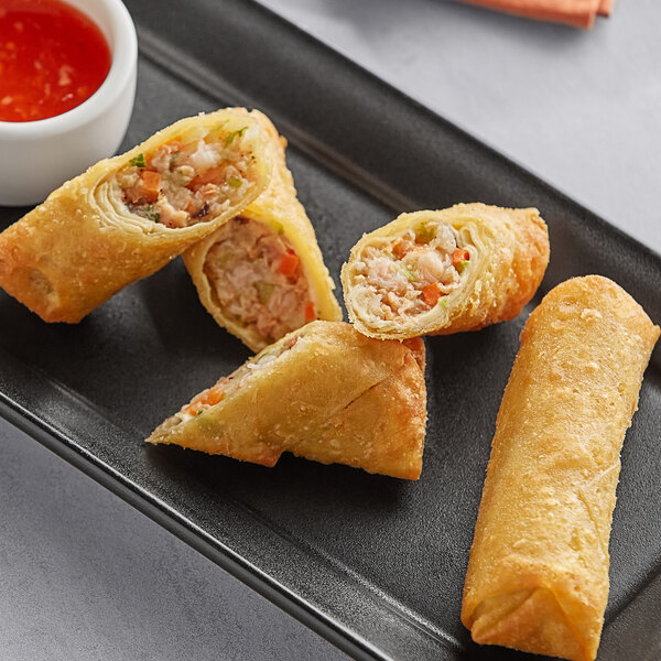 The Gourmet Egg Roll Co. 3 oz. Shrimp Egg Roll 60/Case