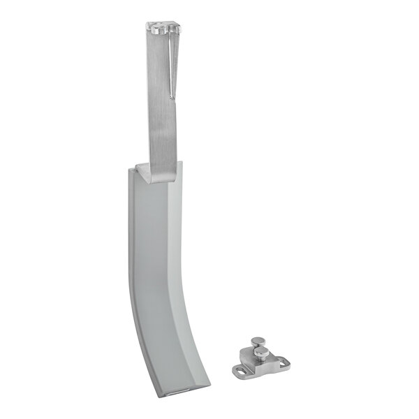 An Avantco bowl scraper attachment with a metal handle on a white background.