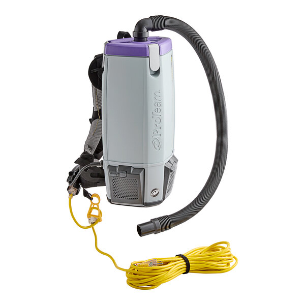 ProTeam 107304 Super Coach Pro 10 Qt. Backpack Vacuum with 107098 Xover